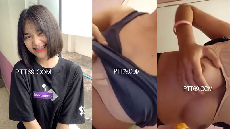 คลิปหลุดนักเรียนสาวน่ารักผมสั้นตั้งกล้องถ่ายตัวเองแหกหีโชว์ xxx video