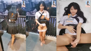 คลิปโป้เย็โคาชุดนักศึกษา สาวพาณิชย์เปิดหีหน้าระเบียงก่อนเย็ดสดต่อในห้อง xxx video