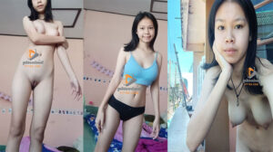 หลุดเด็กหอขายคลิปเสียว แก้ผ้าหน้าระเบียงหีเนียนน่ารักนมกำลังน่าเย็ด xxx video